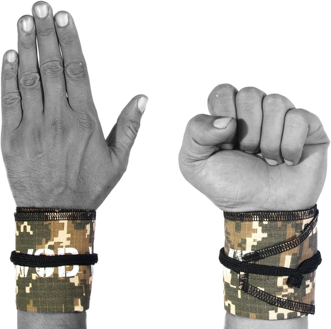 Powerlifting Wrist Wraps for Strength Training & CrossFit - One Size Fits All
