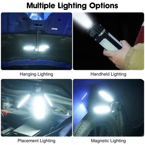 Rechargeable Lantern, Emergency Lights for Home Power Failure, Built-in 3000mAh Power Bank, 300LM, 5 Light Modes, IPX4 Waterproof for Hurricane Emergency, Outages, Camping Gear