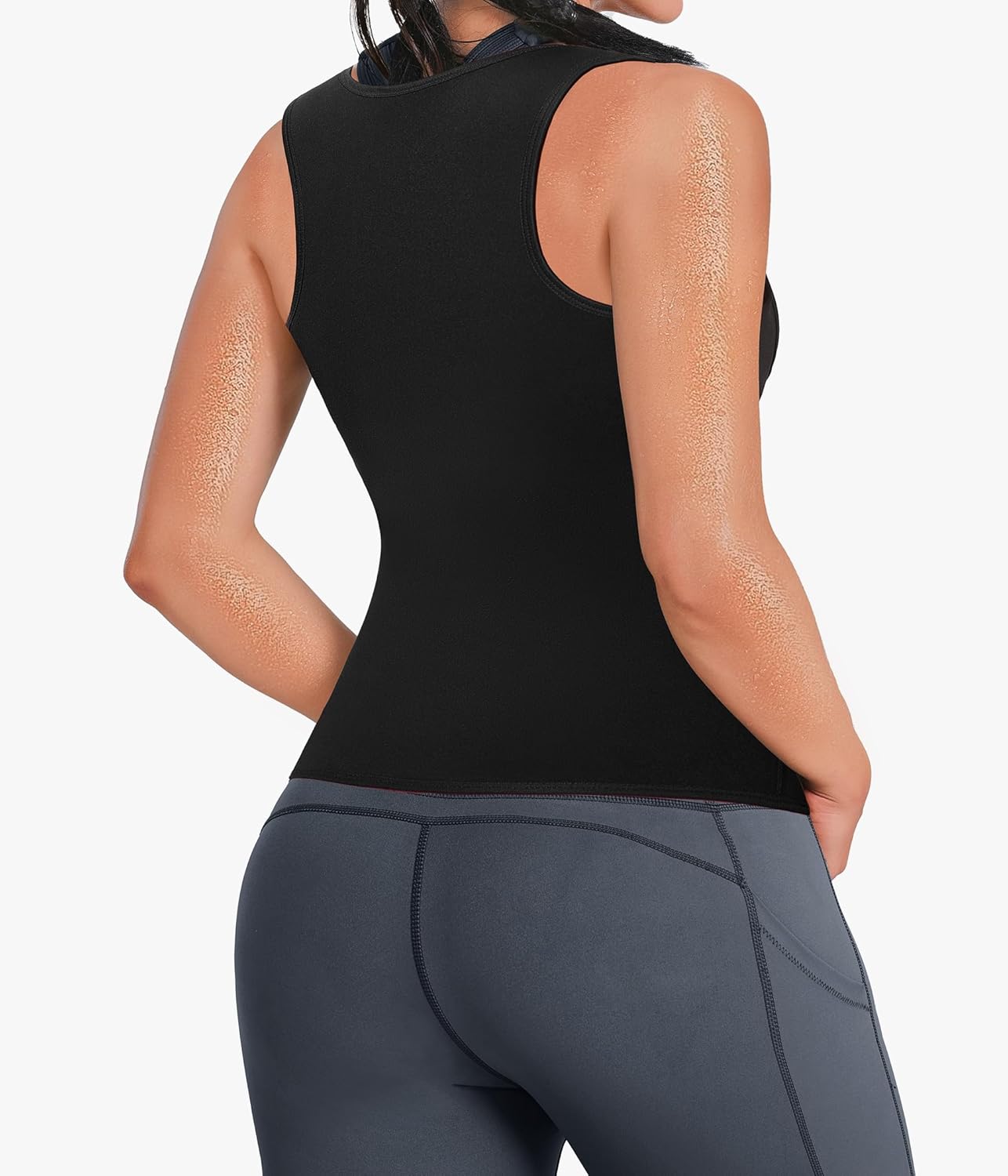 GAODI Womens' Sauna Suit Workout Sweat Body Shaper