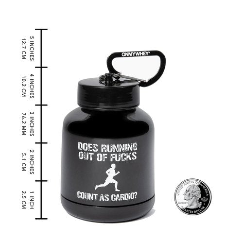 ONMYWHEY Double Scoop (180cc) Protein and Supplement Keychain Funnel, Does Running Out Of $*%@^