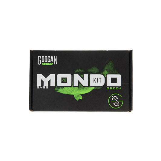 Googan Squad Mondo Kit Green Series – Mystery Tackle Box Bass Fishing Kit with Comprehensive Lures Set for Largemouth and Smallmouth – Bass Lure Includes Banger, Zinger, Juicee Jig & Krackin’ Craw