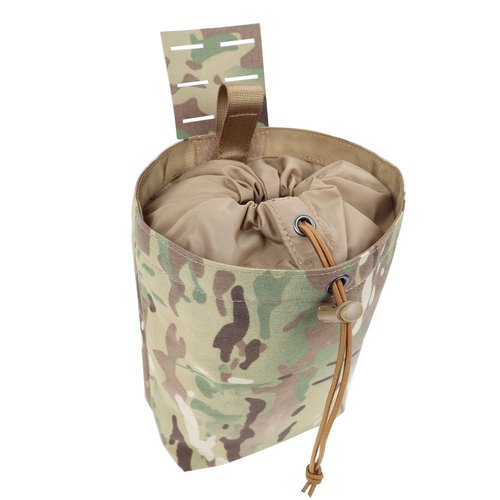 Gwild Concepts Tactical Dump Pouch - Mag MOLLE Dump Pouch Ultralight Foldable Utility Pouch Mag Dump Pouch for Battle Duty Belt, Camo