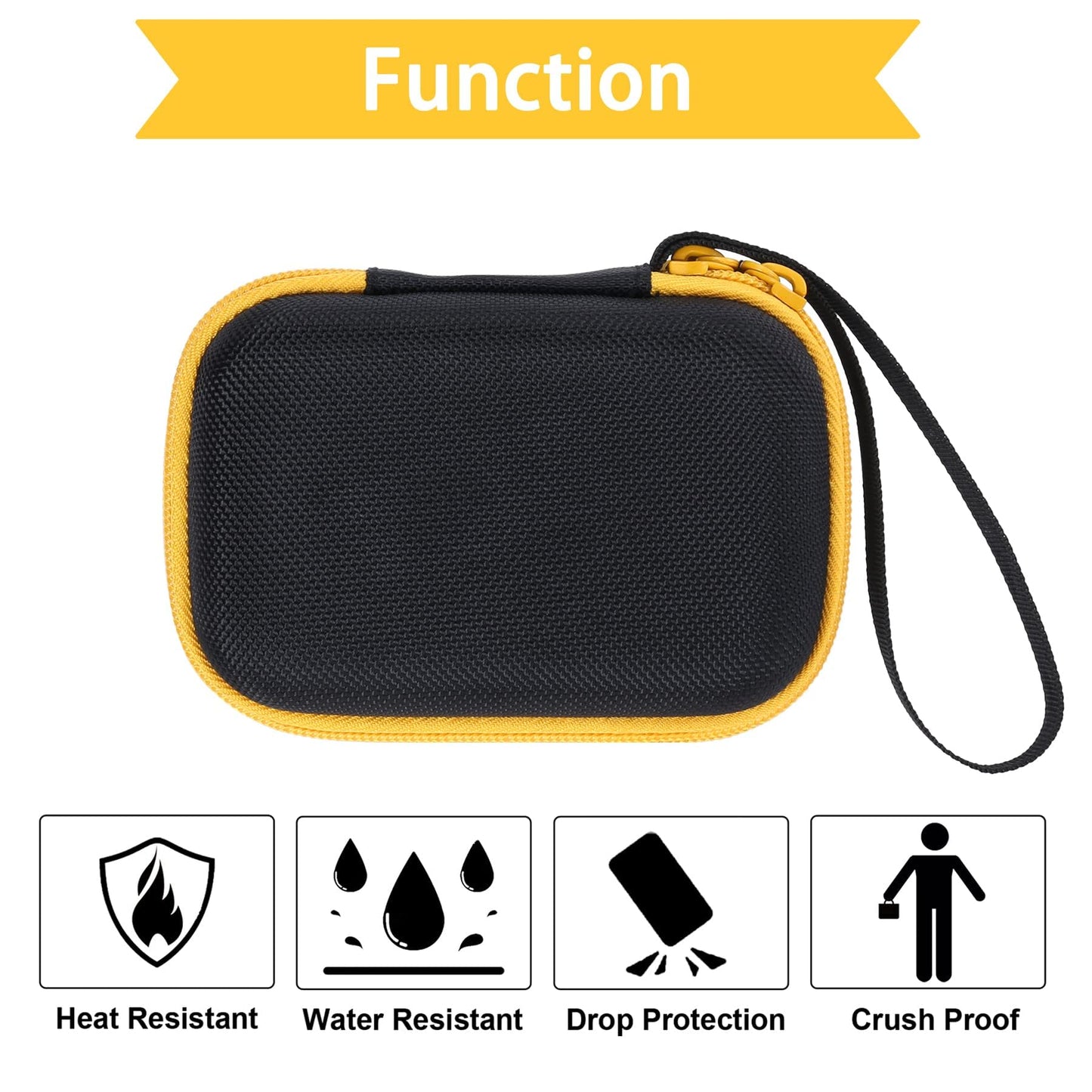 Aenllosi for Fanttik X8 Nano/X9 Nano Electric Ball Pump Hard Case,Air Pump Organizer for Air Tube and Adaptor(Case Only)