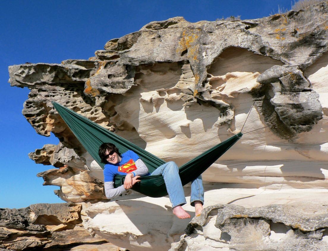 Hammock Bliss Single - Camping Hammock - Camping Essentials, Portable Hammock - The Longest Single Hammock On Earth for Outside, Hiking, and Travel