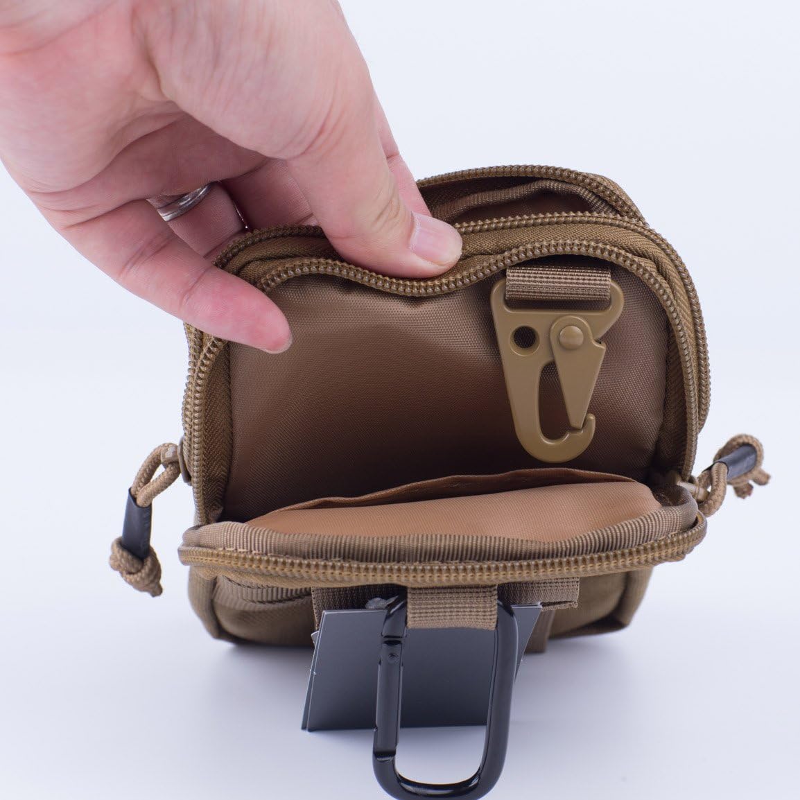 Tactical Molle EDC Pouch - Utility Gadget Belt Waist Bag with Cell Phone Holder