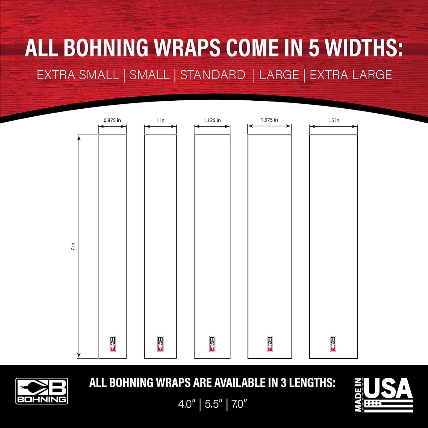 Bohning 7" Traditional Arrow Wraps, Standard, Birch