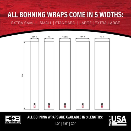 Bohning 7" Solid Arrow Wraps, X-Small, Reflective