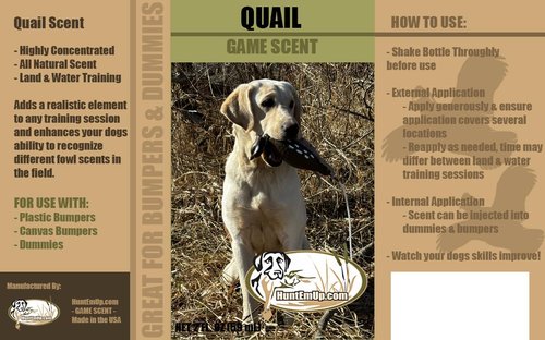 HuntEmUp Ultimate Quail Dog Training Scent Kit - Quail Scent for Dog Training Upland Dog Training Scent Kit
