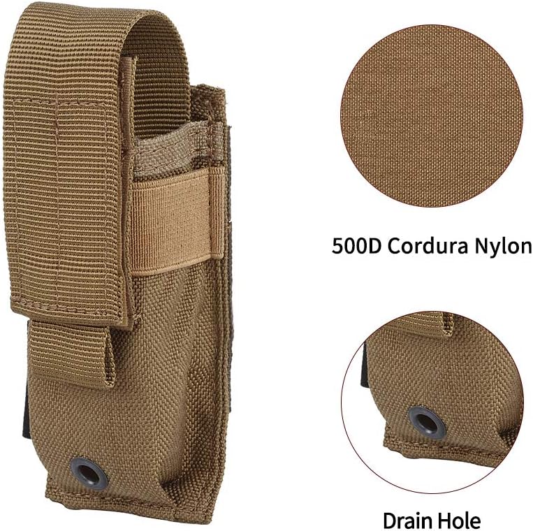 EXCELLENT ELITE SPANKER Molle Single/Double Pistol Mag Pouch Tactical Magazine Pouch Tool Organizer Holder