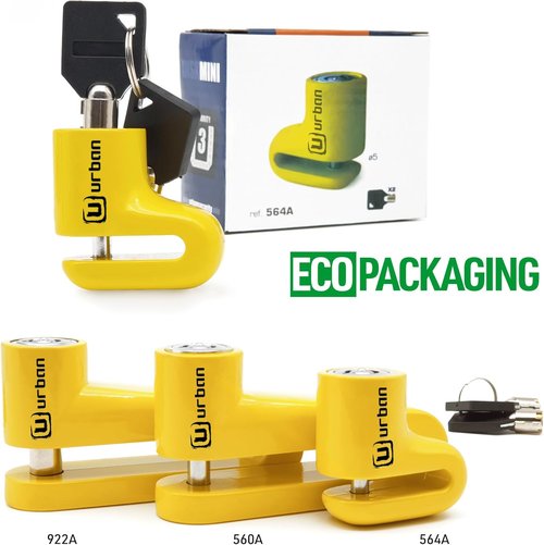 Compact Motorcycle Disc Lock - Universal Anti-Theft Brake Lock for Bikes & Scooters, Lightweight & Portable, ø5mm Steel Design