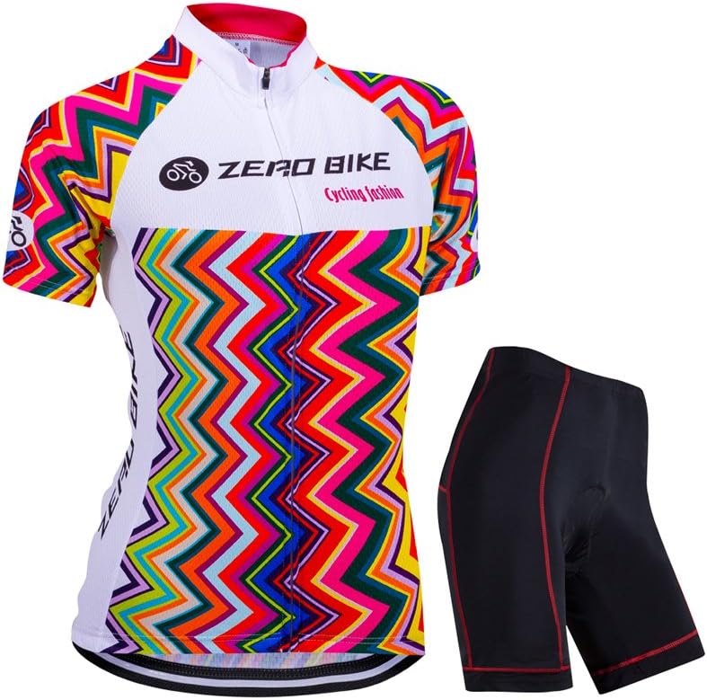 ZEROBIKE® Women's Short Sleeve Cycling Jersey Jacket Cycling Shirt Quick Dry Breathable Mountain Clothing Bike Top