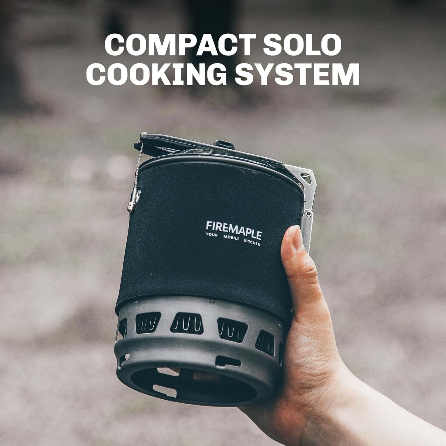 Fire-Maple "Fixed Star 1" Backpacking and Camping Stove System | Outdoor Propane Cooking Gear | Portable Pot/Jet Burner Set | Ideal for Hiking, Trekking, Fishing, Hunting Trips and Emergency Use