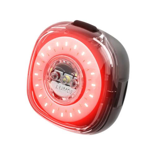 Lumos Firefly Smart Bike Light System - Sync Front & Rear LED Light, Custom Brightness, Flash Pattern, Day/Night Mode, Turn Signals, Brake Lights, Bicycle Accessories for Night Riding