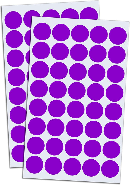 2000 Pack, 3/4" Round Dot Stickers Circle Labels - Red