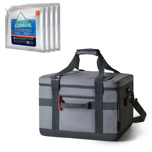 TOURIT Insulated Soft Large Collapsible Cooler Bag with Reusable Ice Packs for Coolers Long Lasting
