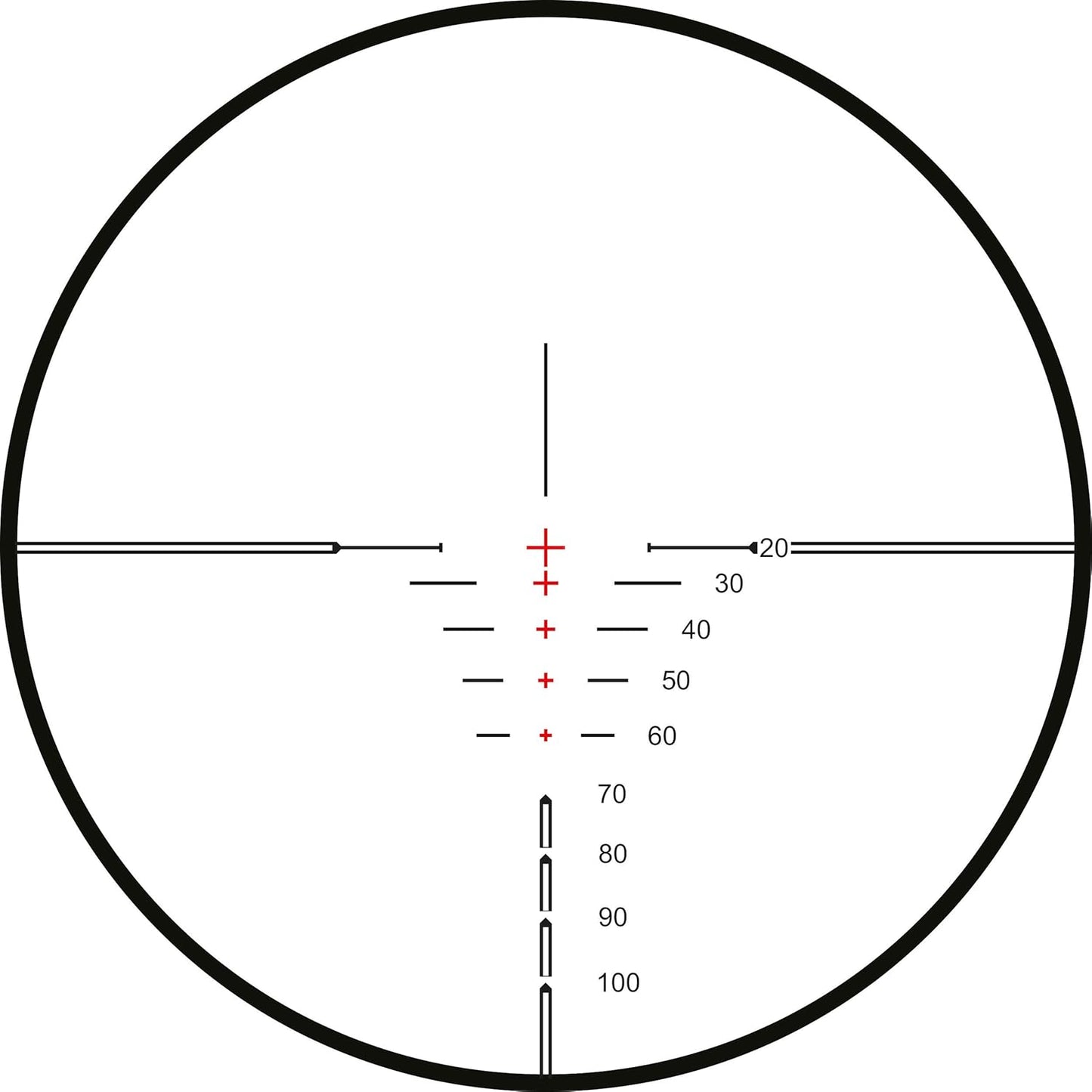 XB1 Crossbow Scope 1.5-5x32 (250-425 fps), 1", IR, XB1 SR