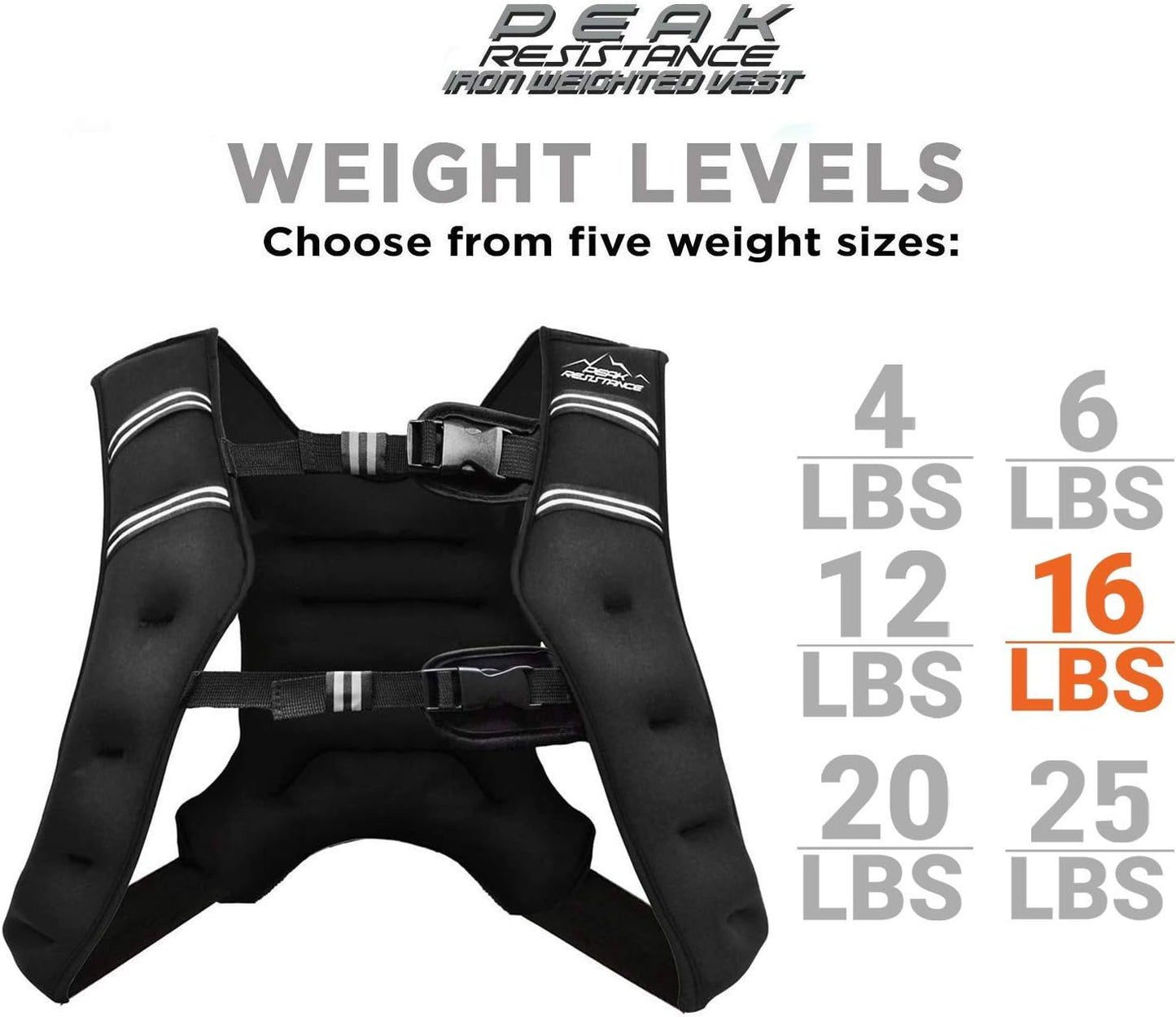 Aduro Sport Weighted Vest Workout Equipment, 4lbs/6lbs/12lbs/20lbs/25lbs/30lbs Body Weight Vest for Men, Women, Kids