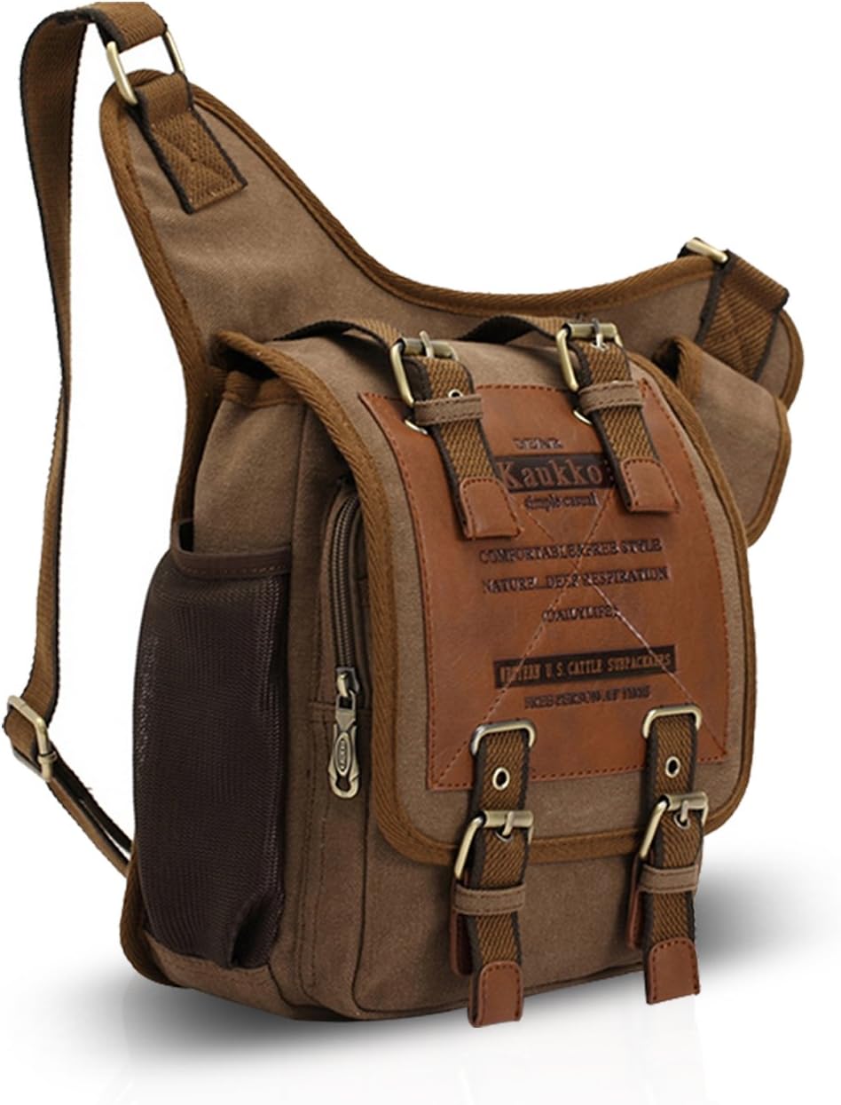 Fashion Shoulder Backpack Cross Body Bag Sling Bag Chest Pack Bag Chest Strap Bag One Strap Sport Bag Backpack Men/Women Cycling Hiking Camping Outdoor Travel Bag Canvas Black