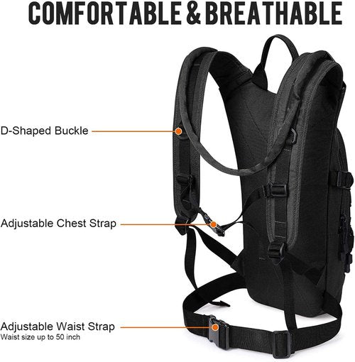 Hydration Pack for Runners - G4Free 3L Backpack for Hiking, Cycling & Biking