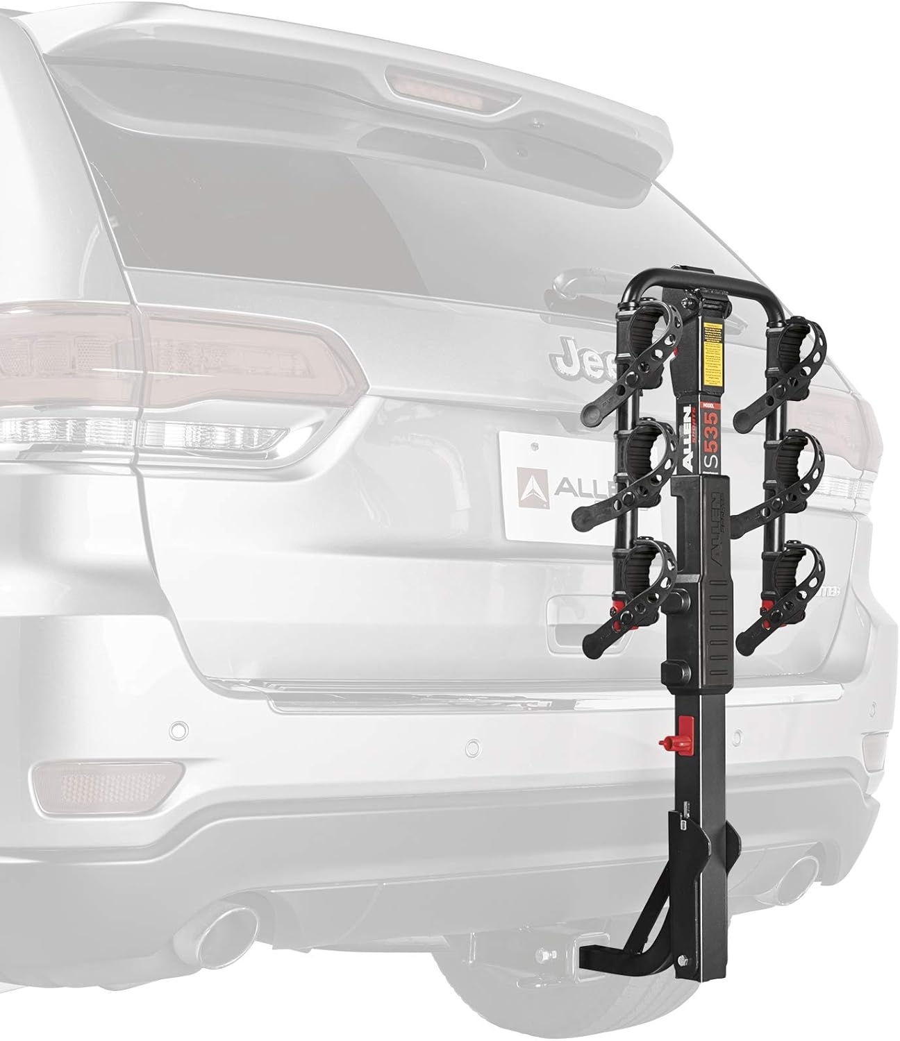 3-Bike Hitch Rack for 1.25" & 2" Hitches - Allen Sports Durable Bike Carrier
