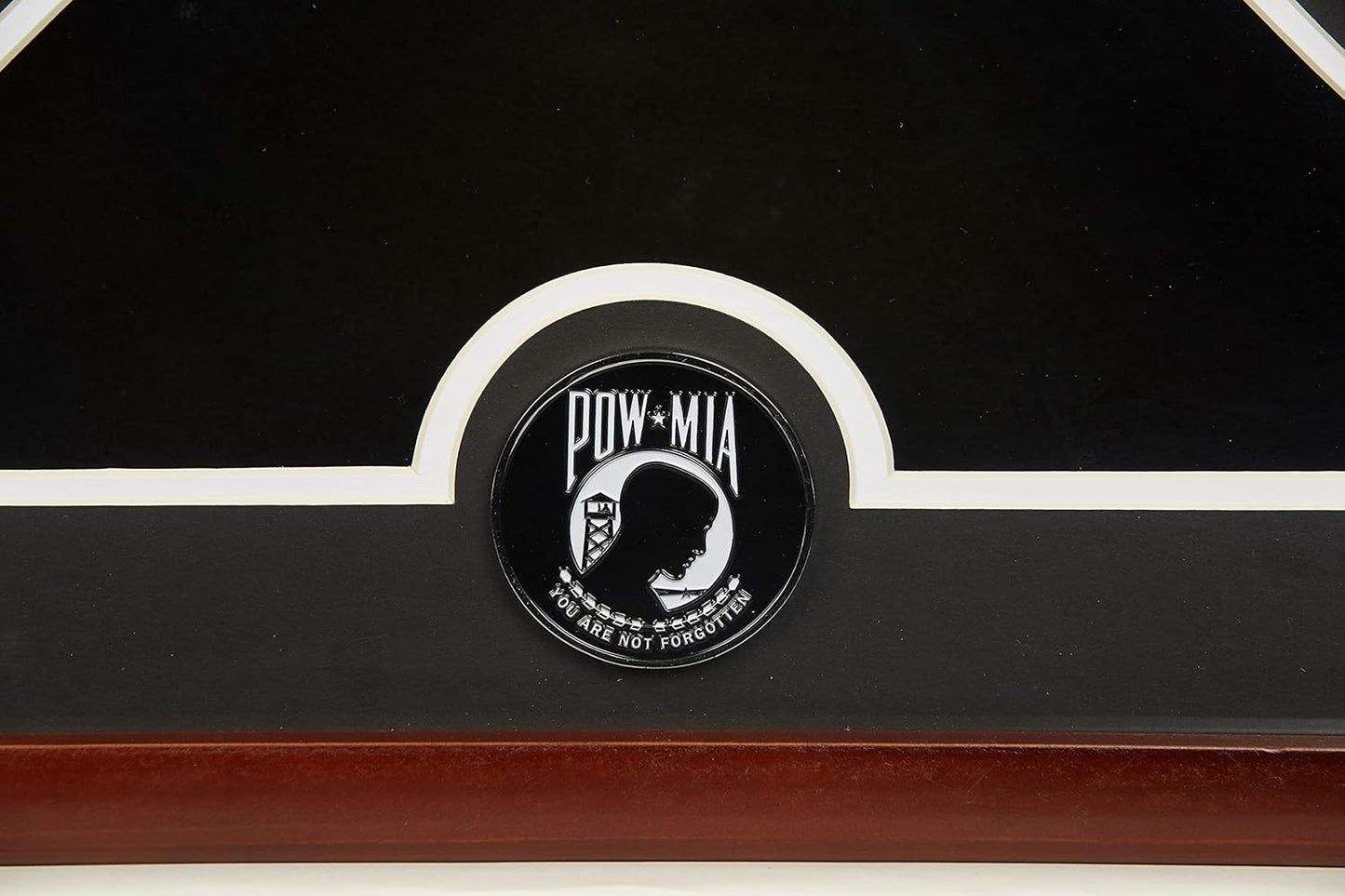 US Flag Display Case with Air Force Medallion Crafted from Premium Quality Materials - Made in USA