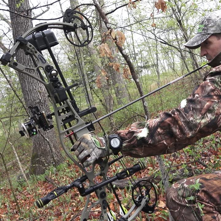 Sanlida 2024 Dragon 10 Flagship Top of The Line Hunting Compound Bow for Adults and Advanced Archers, IBO Speed 340 FPS, Limited Life-time Warranty 27"-30" Draw Length, 60-70lbs Draw Weight, Black