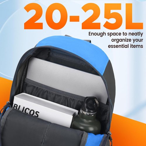 Lightweight Water-Resistant Hiking Backpack for Cycling & Travel - Small Daypack M0714