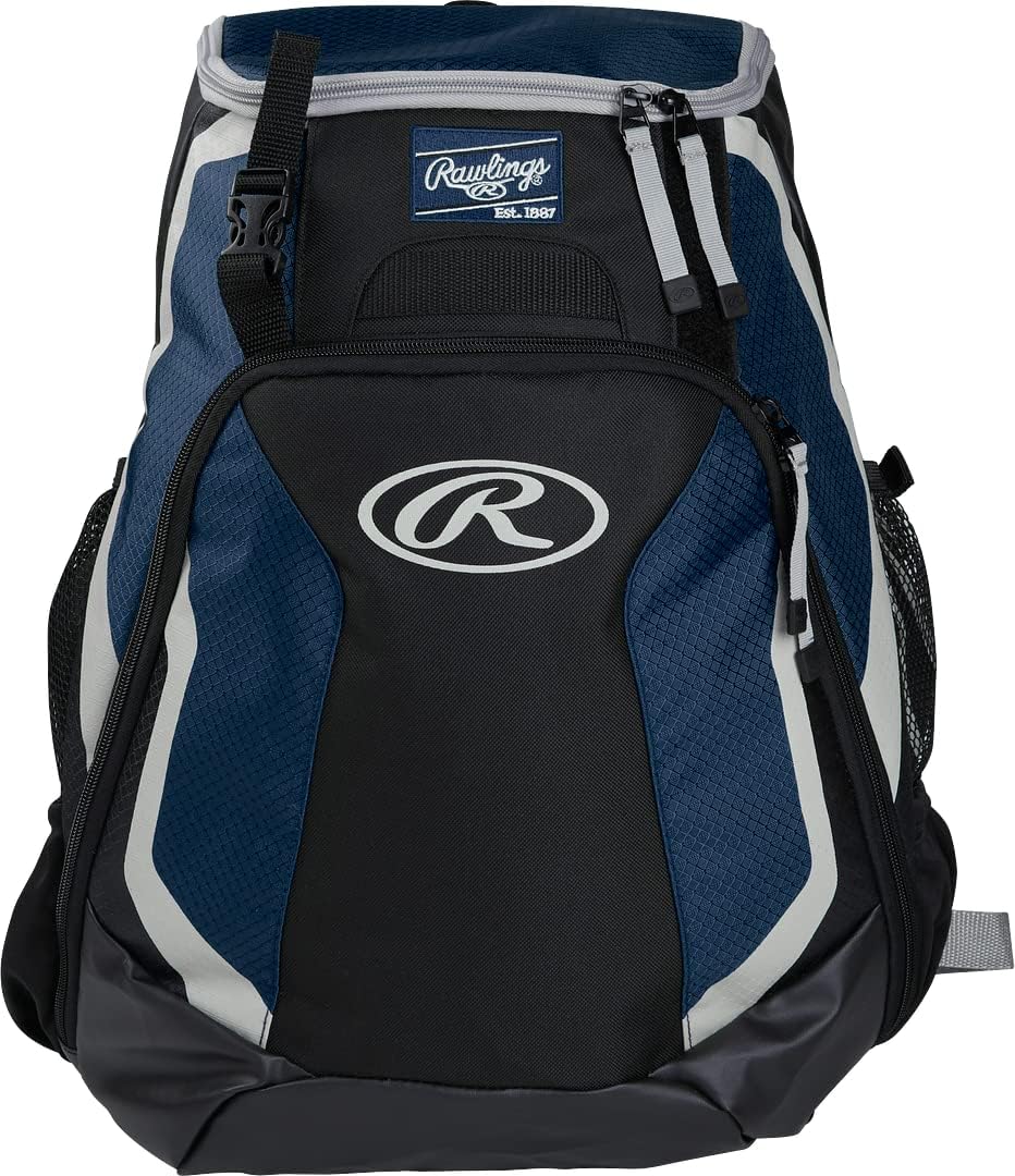 Rawlings | R500 Backpack Equipment Bag | Baseball/Softball | Multiple Styles