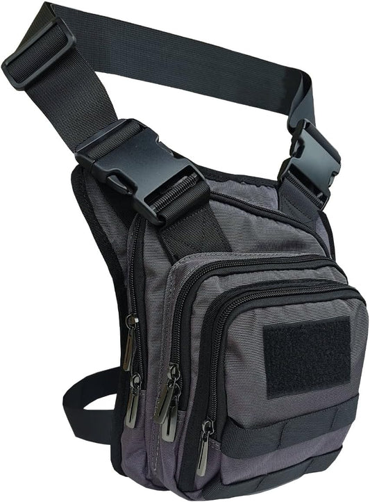 Thigh Pack, Larswon Leg Bag Thigh Pouch Bag Tactical Waist Bag Motorcycle Bag Waterproof