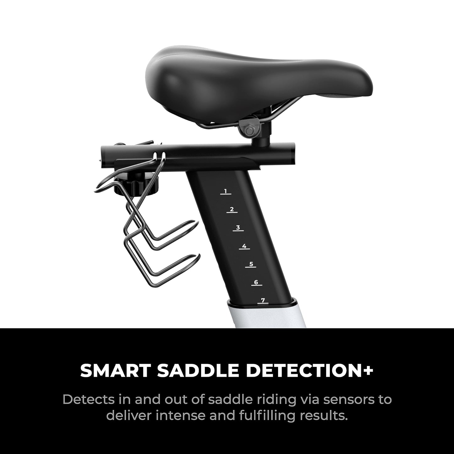 Freebeat Boom Exercise Bike, Smart Spin Bike for Home, 15.6'' HD Touchscreen, Auto Resistance, Compact Stationary Bike with Screen, Bluetooth, Scenic Rides, Training Algorithm, Gamified Classes with Expert Instructors