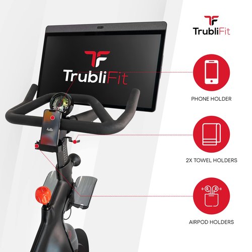 Pedal Converters + Padded Seat Cover + All-in-One Phone Holder for Peloton Bike & Peloton Bike+ - Accessories for The Original Peloton Bike and Bike+