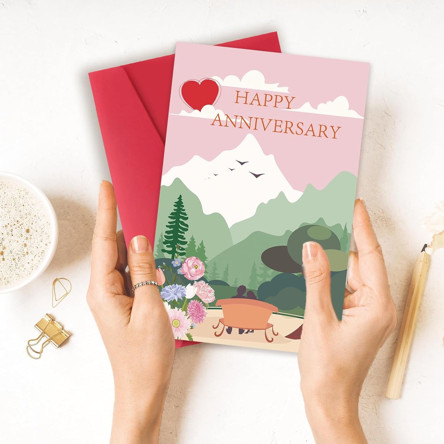 OJsensai Cute Wedding Card, Funny Engagement New Card for girlfriend boyfriend, Comfort Wedding Decoration Gifts from Husband Wife, Happy Valentine's Day
