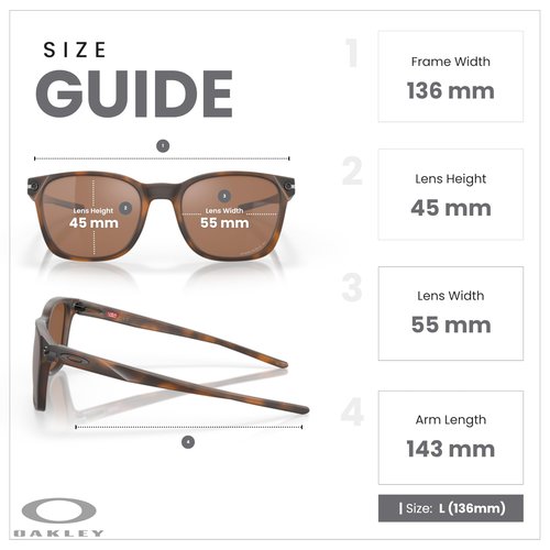 Oakley Ojector OO9018 901805 55MM Matte Brown Tortoise/Prizm Tungsten Polarized Rectangular Sunglasses for Men + Bundle Accessory Leash Kit, Microfiber Pouch