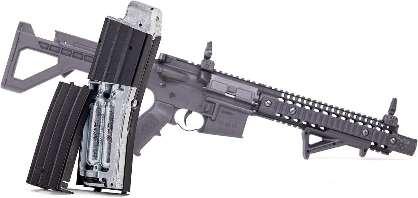 Full Auto SBR CO2-Powered BB Air Gun with Dual Action Capability
