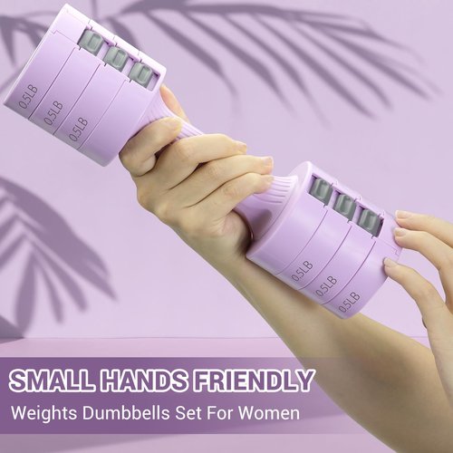Sportneer Adjustable Ankle Weights with Dumbbells Set