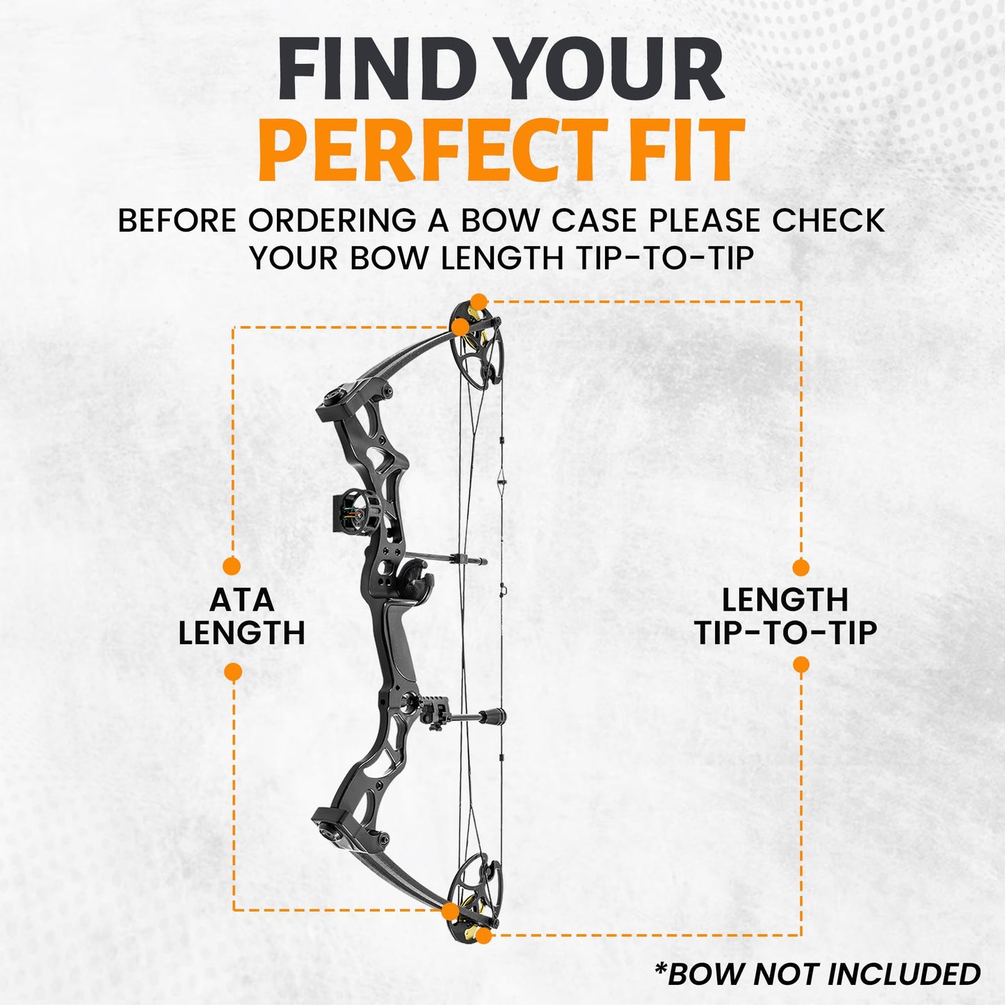 Legend Numa Premium Compound Bow Case - Durable Archery Case with Large Capacity, Compound Soft Bow Cases with Cam protector, Foam Padding, Multiple Mesh Pockets for Archery Accessories - BlackGray