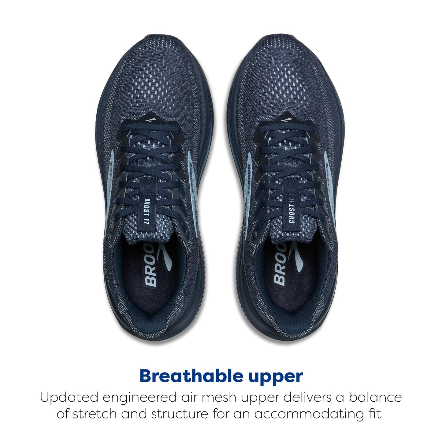Brooks Women’s Ghost 17 Neutral Running Shoe - Spellbound/Skyway - 13 Medium