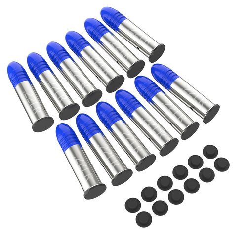 Tipfun 22LR Snap Caps Round Action Training Training Dummy Rounds Practice Safe Loading Firing(22LR-12pcs)