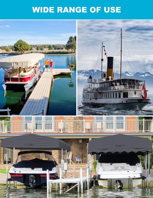 Boat Lift Canopy Storage Net: Creates Storage Area Under Your Boat Lift Canopy 118"x59"