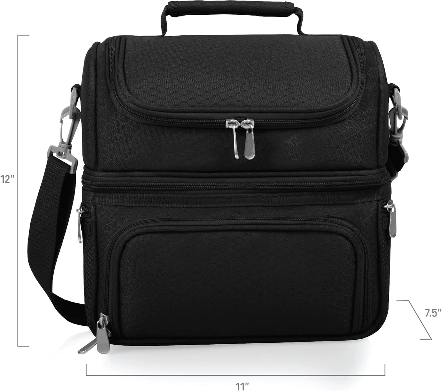 PICNIC TIME Coca-Cola Enjoy Coke Pranzo Lunch Bag, Insulated Lunch Box with Utensil Set, Lunch Cooler Bag, (Red)