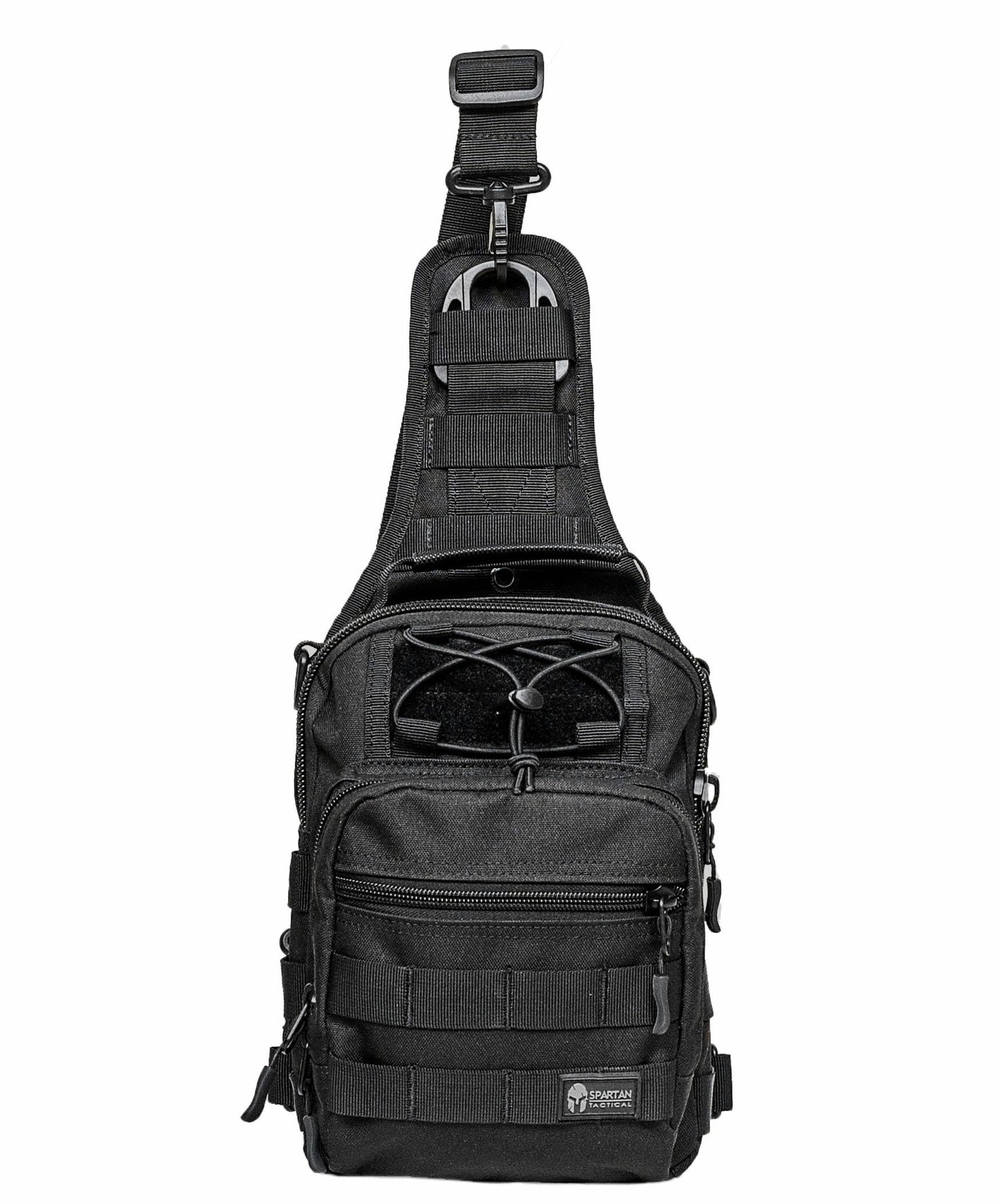 Spartan Tactical ARC MKII EDC Sling Bag, Shoulder Bag, Gun Holster Included, Concealed Carry, Black