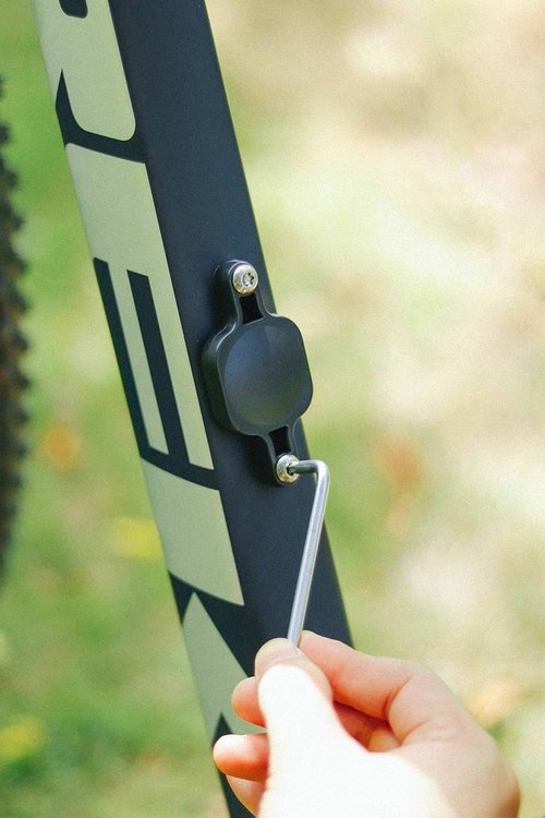 Saurka Bike Mount for AirTag Hidding- Anti Theft and Waterproof Water Bottle Holder - GPS Bike Tracker Protector