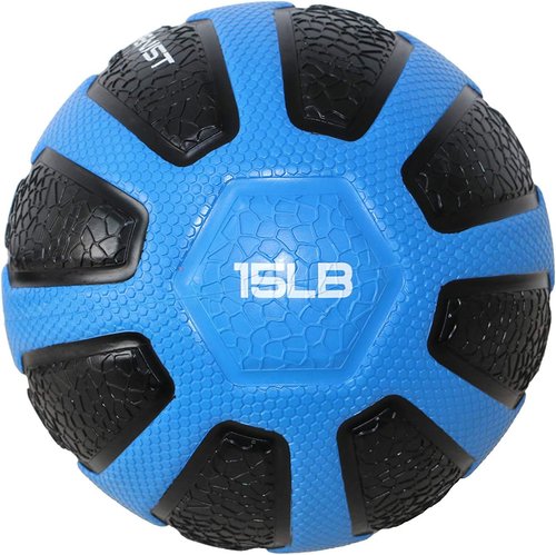 GYMENIST Rubber Medicine Ball with Textured Grip, Available in 9 Sizes, 2-20 LB, Weighted Fitness Balls,Improves Balance and Flexibility - Great for Gym, Exercise, Workouts