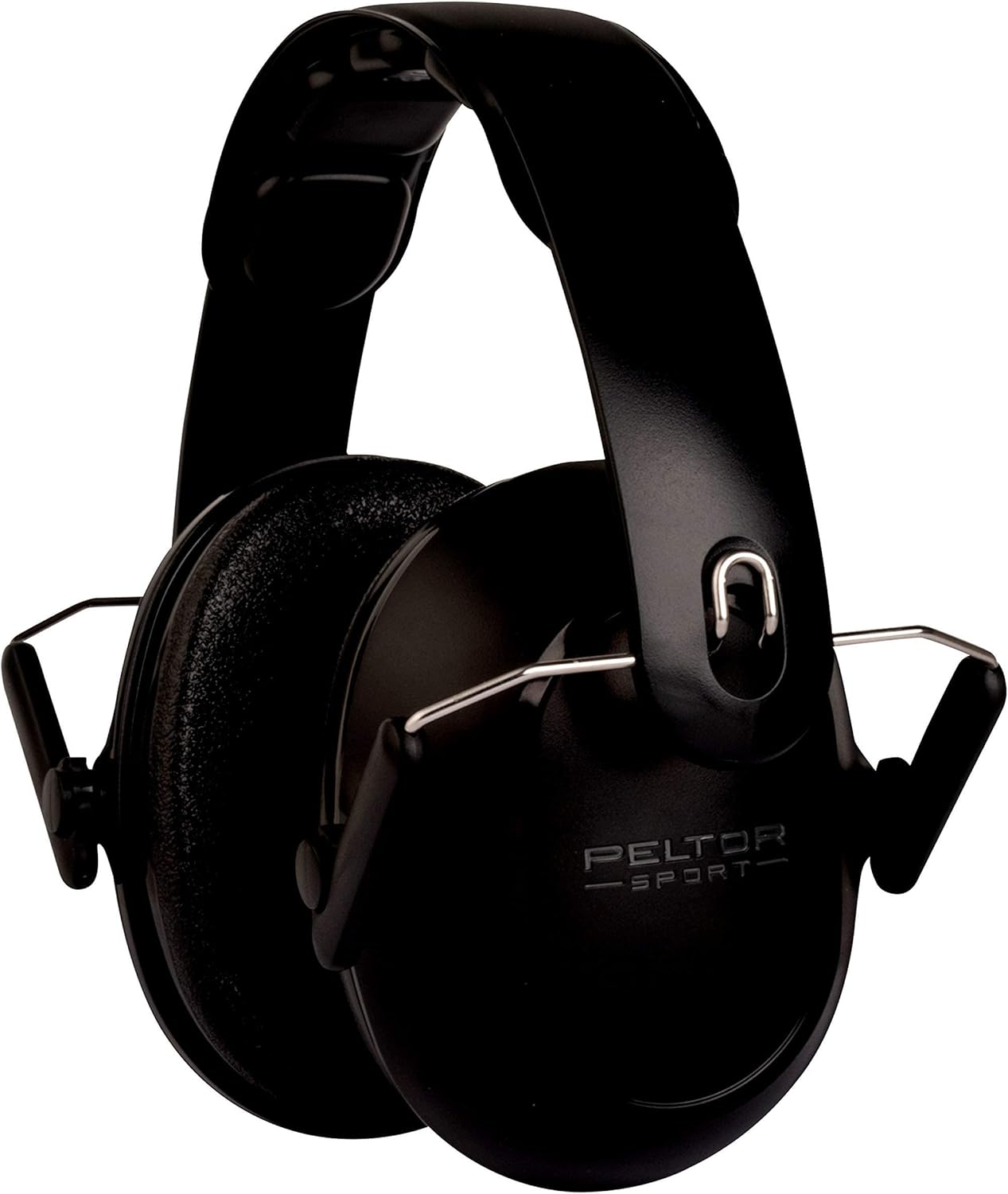 Peltor Sport Ultimate Hearing Protector, Noise Reduction Rating (NRR) 30 dB, Lightweight Design For Comfort & Extended Wear, Peltor Sport's Highest Noise Reducing Ear Muffs, Black/Grey (97042-PEL-6C)