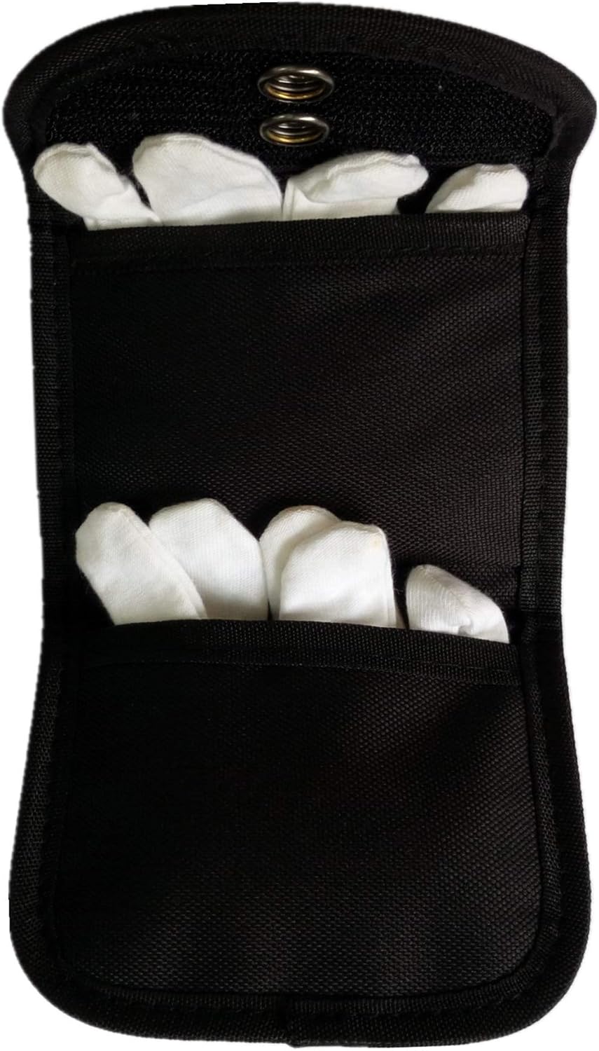 Gloves Pouch for Duty, Police Officer Security Gloves Holder Guard, Tactical Pouch Nylon Black