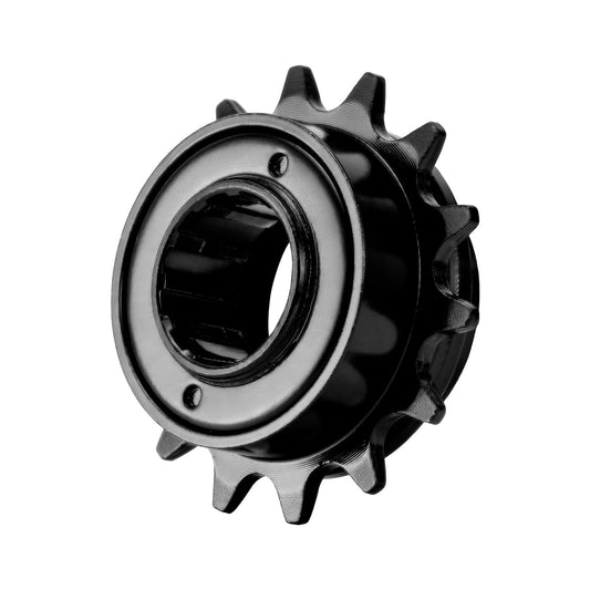 Hycline Single Speed Bike Freewheel: 14T Compatible with 1/2''×1/8'' Bicycle Freewheel - Threaded Type Freehub Replacement Parts (Black)