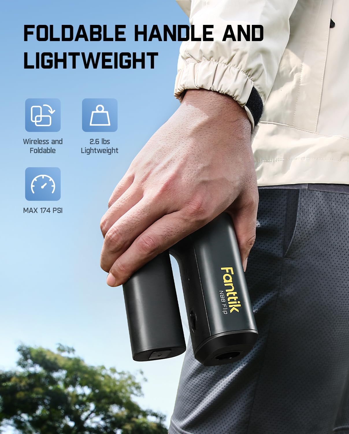 Fanttik X9 Ace Mini Bike Tire Pump & Fanttik NB8 Flip Portable Cordless Electric Sprayer