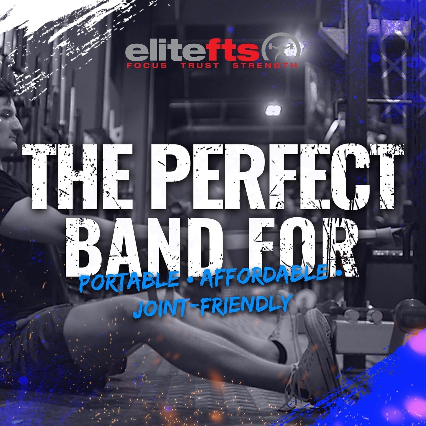 Pro Resistance Band for Core Stability & Flexibility - EliteFTS Portable & Joint-Friendly