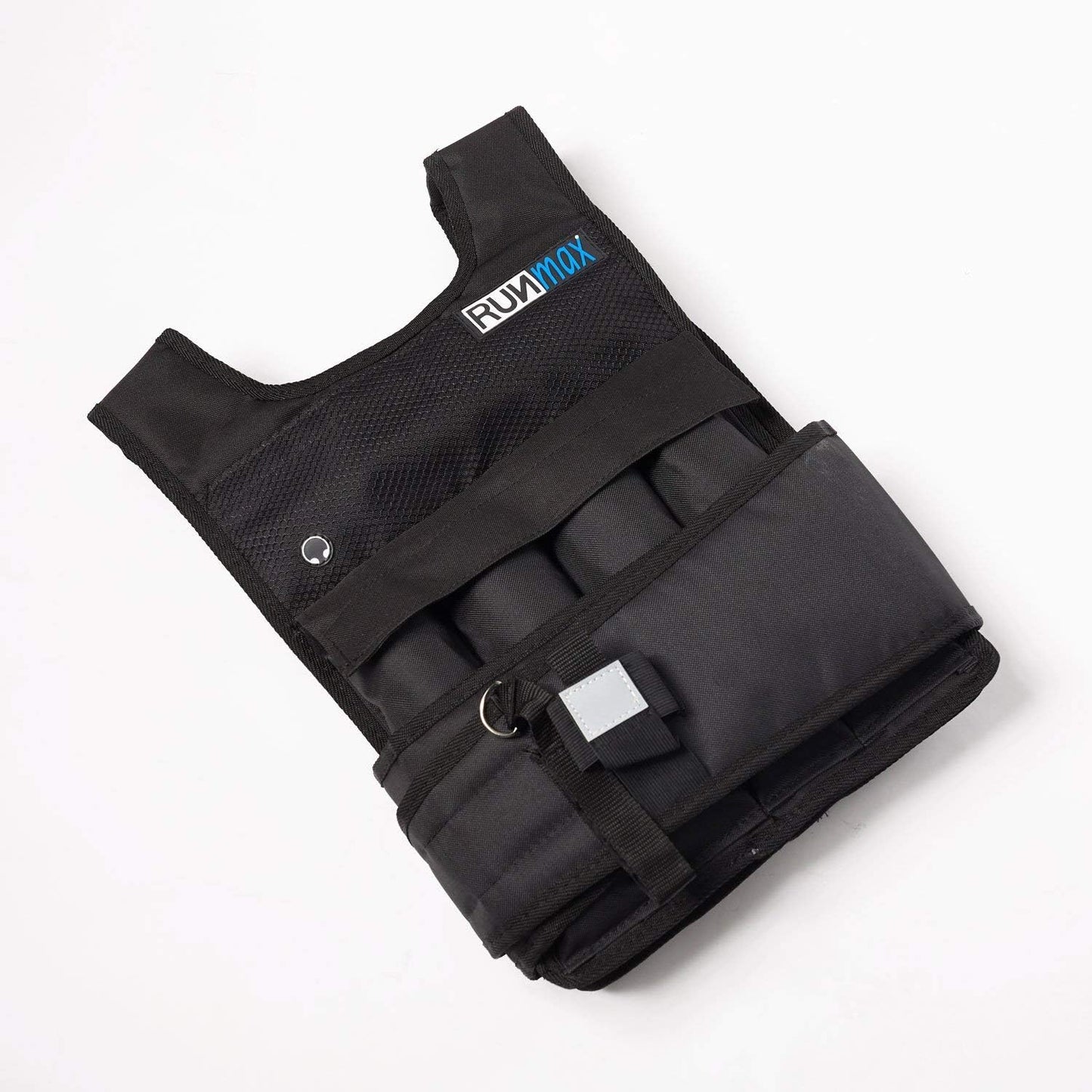 RUNmax Pro Weighted Vest - Adjustable 12-60lbs with Comfortable Shoulder Pads