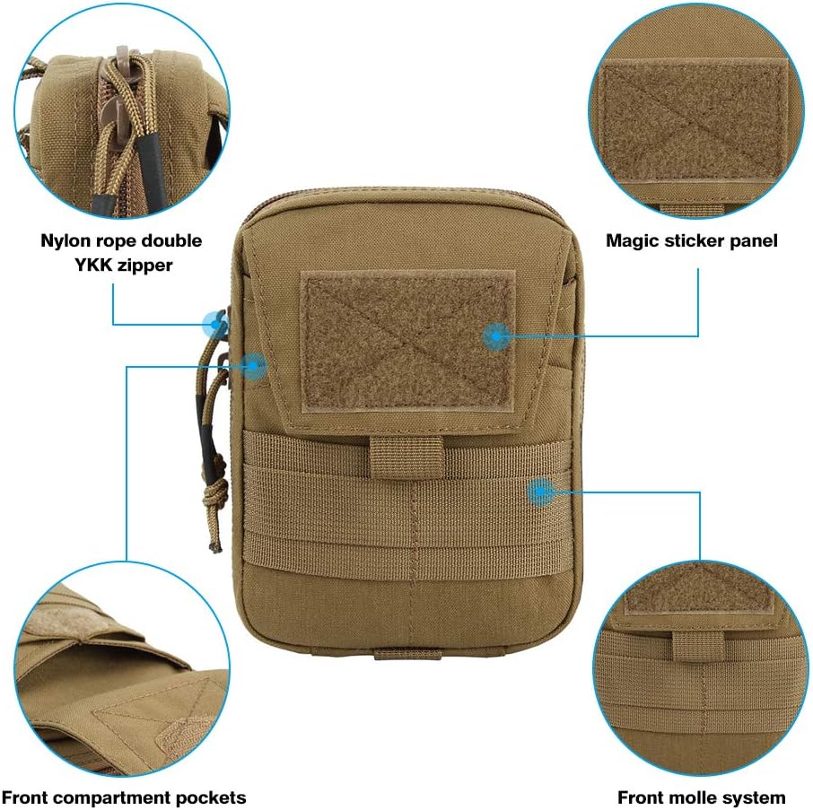 EXCELLENT ELITE SPANKER Molle Admin Pouch Military Utility Tool Pouch EDC Molle Pouchs Gadget Waist Bags